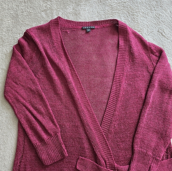 Theory lightweight wrap cardigan size medium - Picture 7 of 12